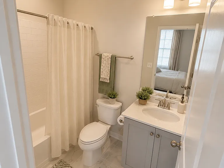 Second bedroom bathroom