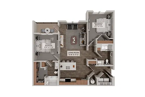 Floor plan The Valley (B1)