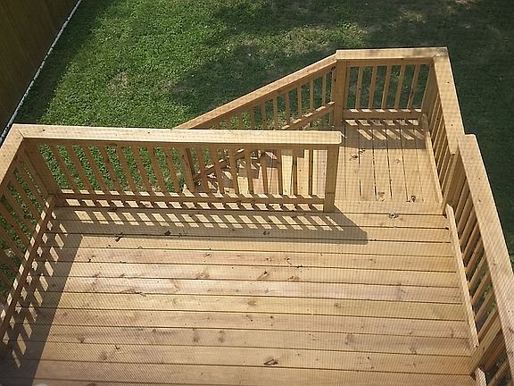 Deck view from 2nd floor