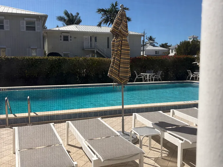 Community Pool view off patio