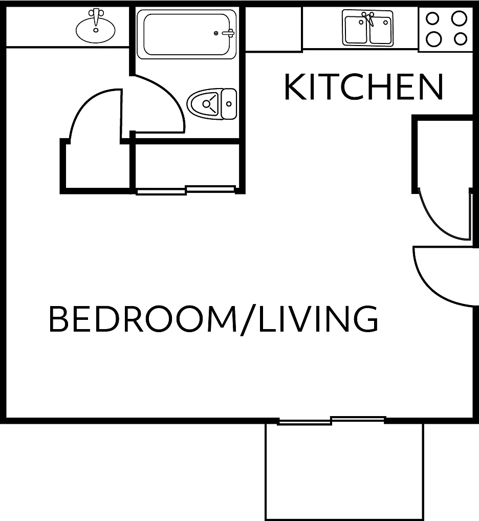 Floor plan E1-0B1B - Signature