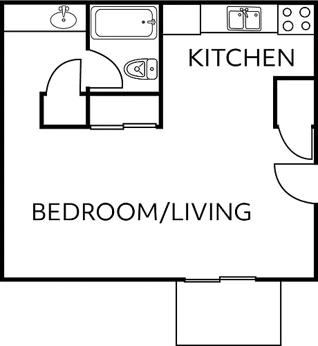 Floor plan E1-0B1B