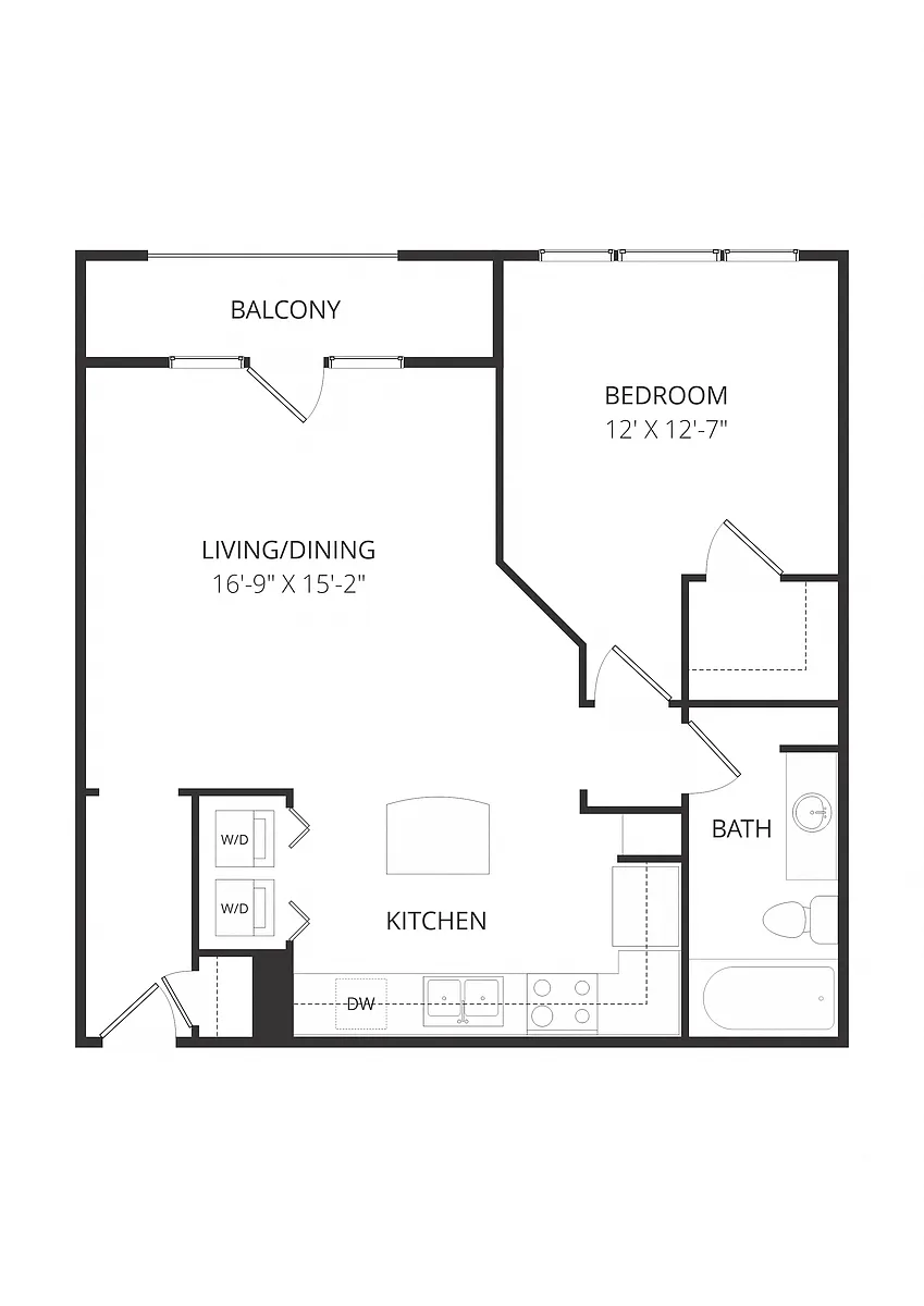Floor plan Building P PA2