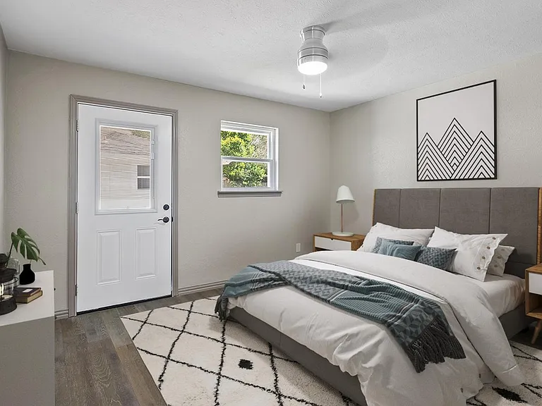 Bedroom 5. This image shows a virtually furnished space. Bedrooms come unfurnished.