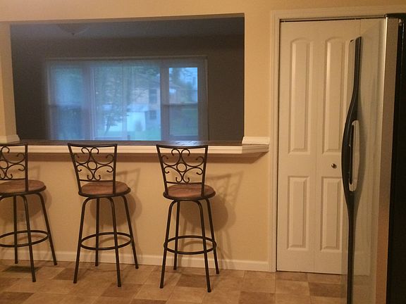 Bar looking into living room