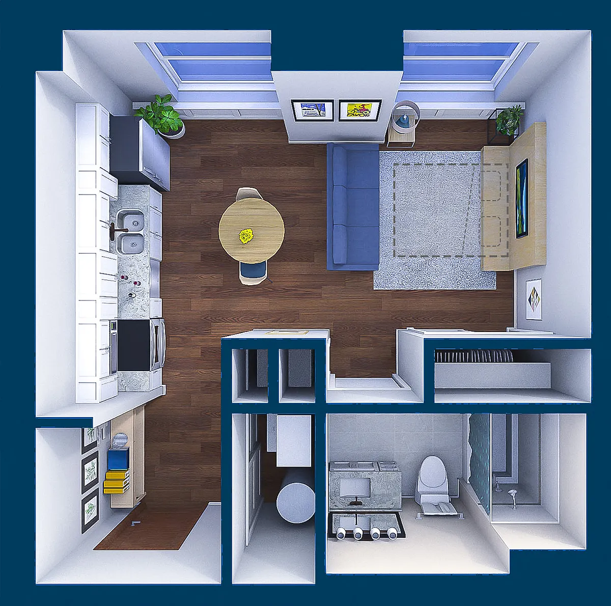 Floor plan Suite Style 02 - Studio