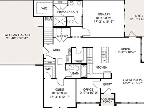 Main Level With Optional Bonus Room