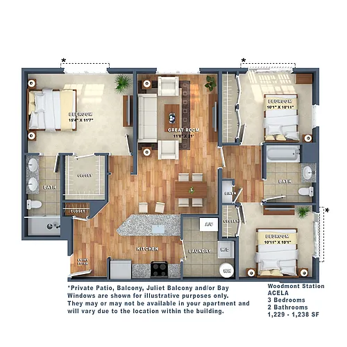 Floor plan Acela