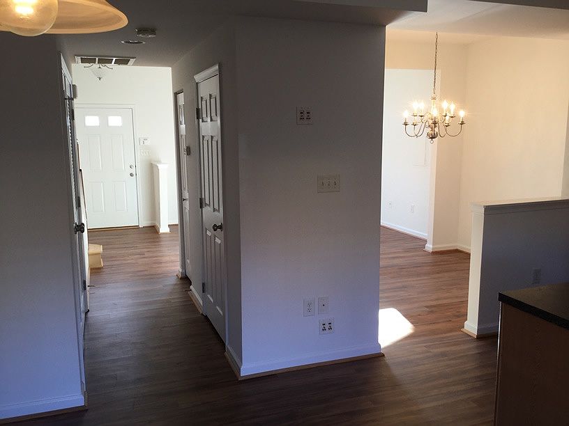 Looking towards front