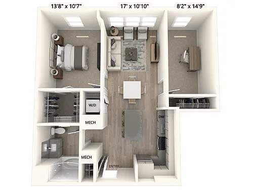 Floor plan A4D