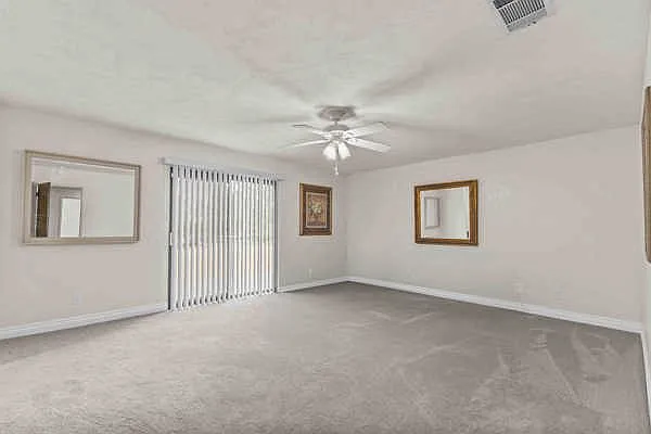 Master bedroom facing south