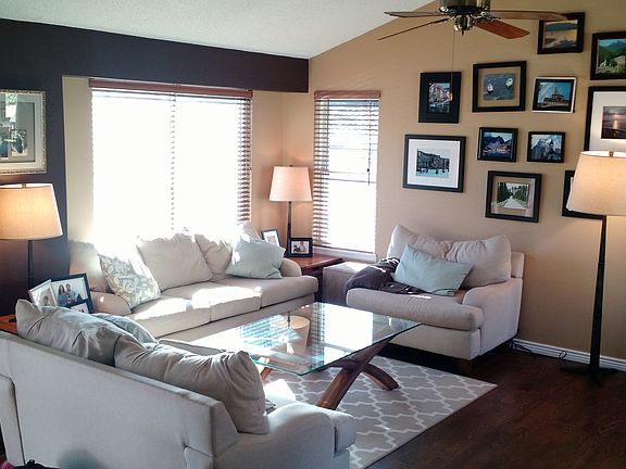 Living room lots of sun