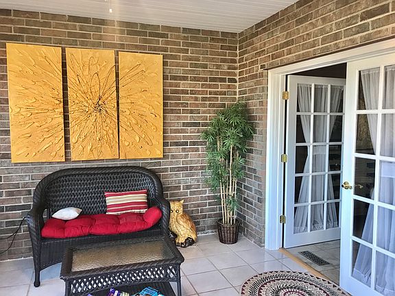 enclosed back patio