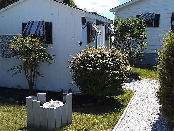 back of shed and home