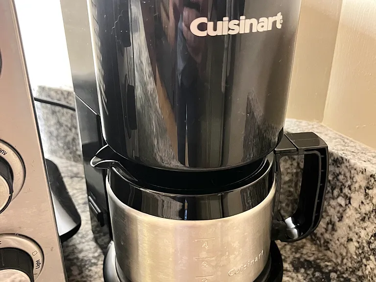 Coffee maker with included filters.