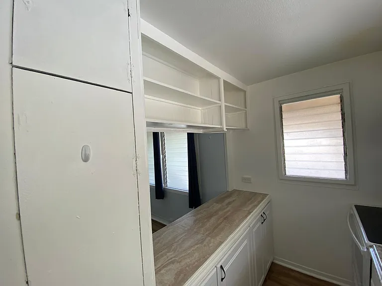 kitchen with pantry closet