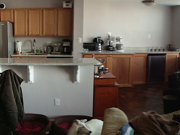 Kitchen with bar
