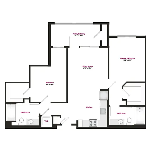 Floor plan B1