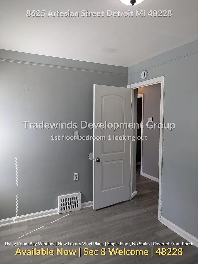 8625 Artesian St is a 3-bedroom brick bungalow for rent in Detroit's Warrendale neighborhood for ... — Photo 3
