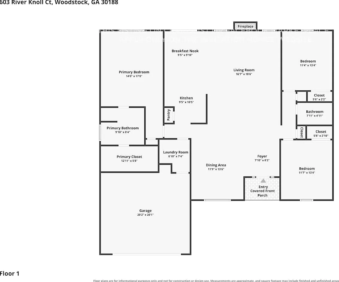 603 River Knoll Ct Woodstock, GA 30188 — Photo 2