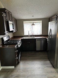 Brand new appliances in kitchen