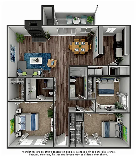 Floor plan ALADDIN NEWLY RENOVATED