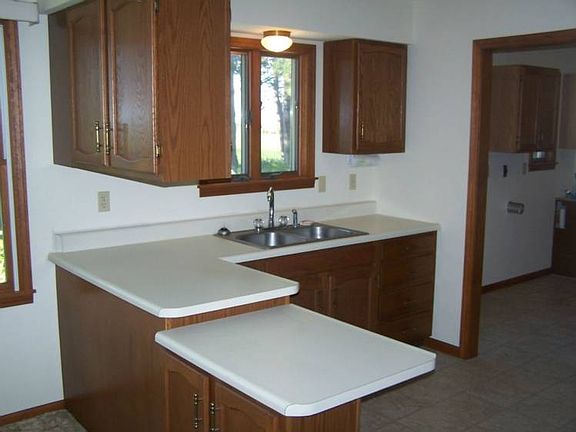 A abundance of counter space.