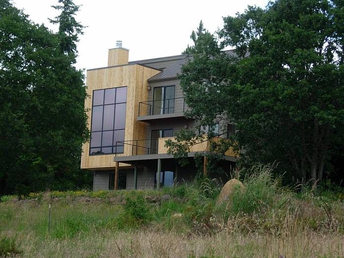 Back of home facing views