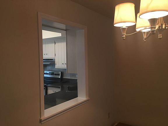 Kitchen looks out onto DR/LR