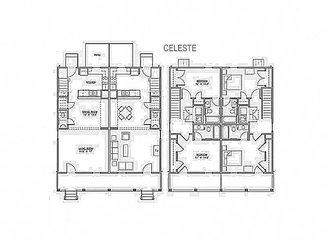 Floor plan 2 Bedroom Apartment