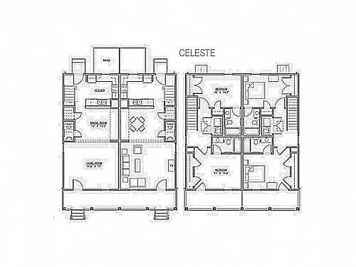 Floor plan 2 Bedroom Apartment