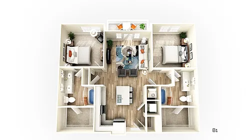 Floor plan B1