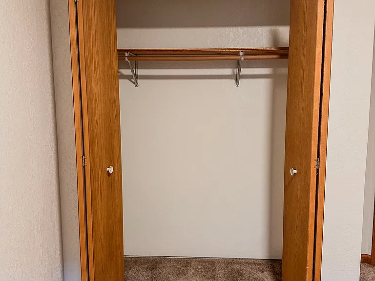 Large closet in each room provides excellent storage for clothing, gear, and everyday essentials.