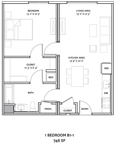 Floor plan B1-1