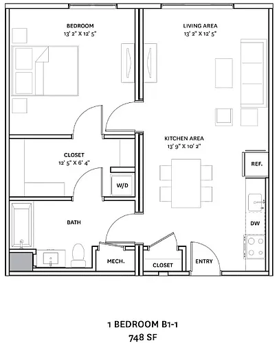 Floor plan B1-1
