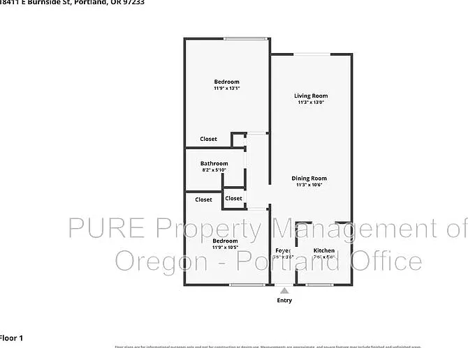 2 bed, 1.0 bath, 800 sqft, $1,195 — Photo 3