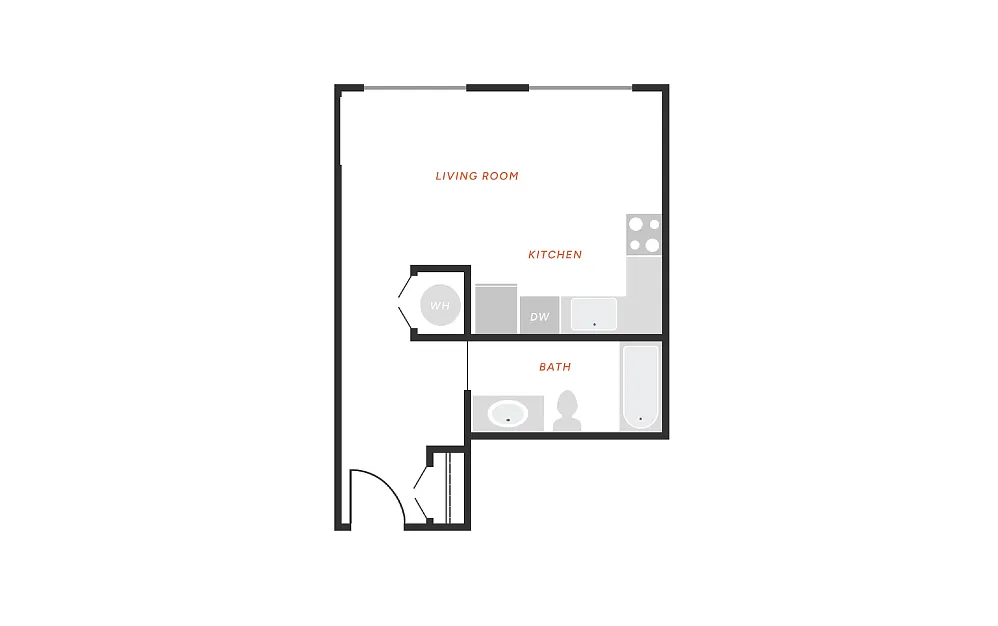 Floor plan Studio