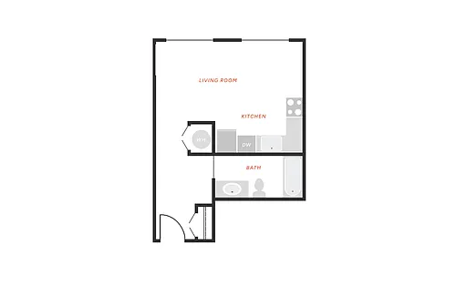 Floor plan Studio