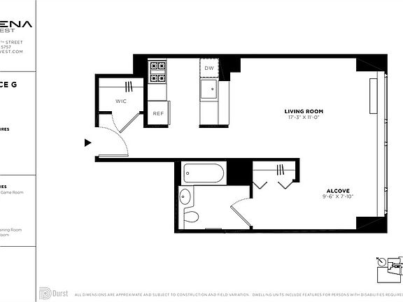 2nd image of 601 W 57th St APT 9G