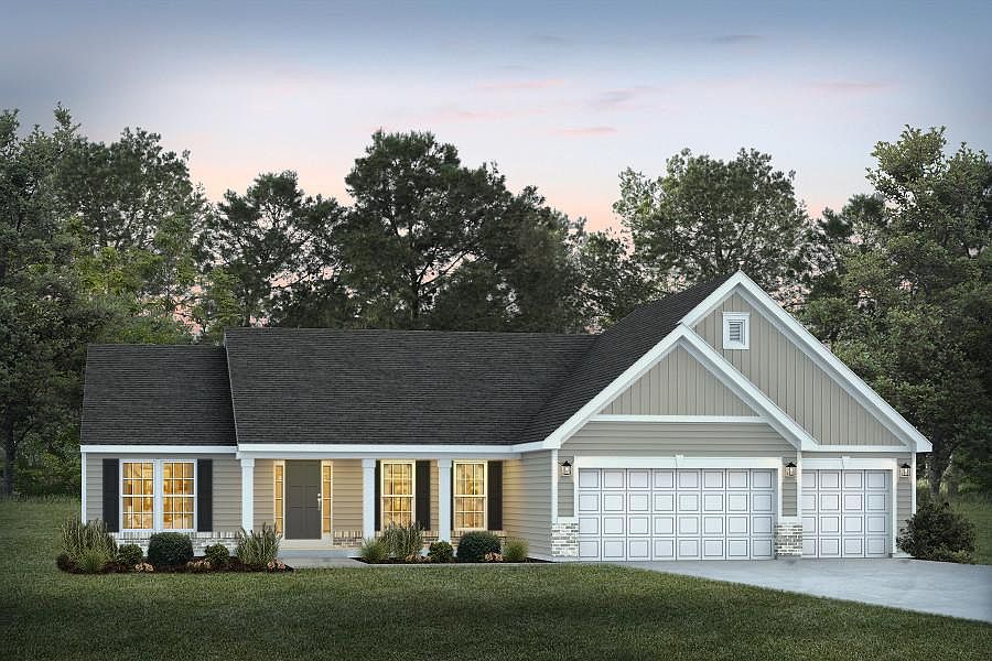 Elevation A with Brick