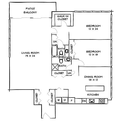 Floor plan Design 2C Premier