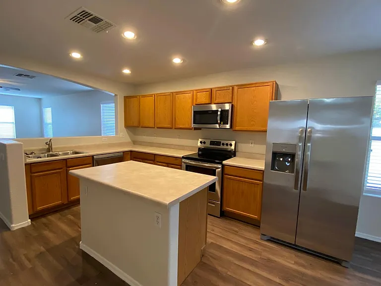 All new stainless appliances