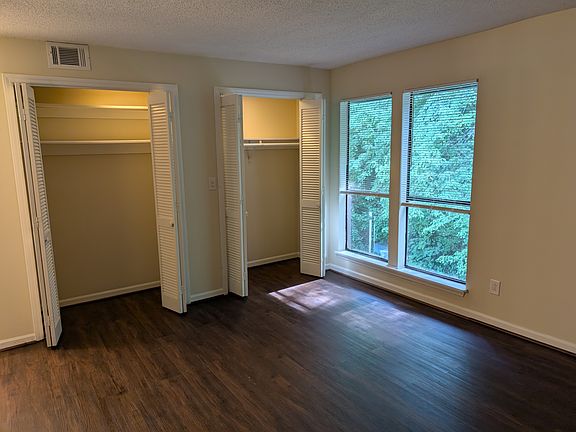 Master bedroom with 2 closets