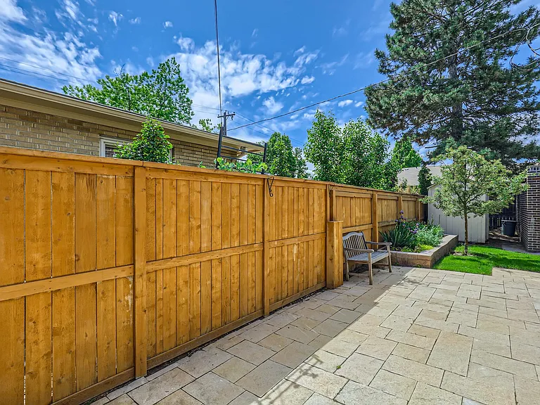 Private patio