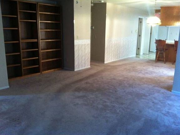 living room w/ built in s