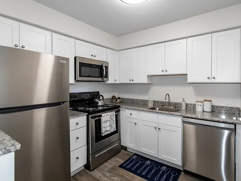Renovated Kitchen with Stainless Steel Appliances