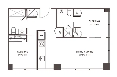 Floor plan L7A