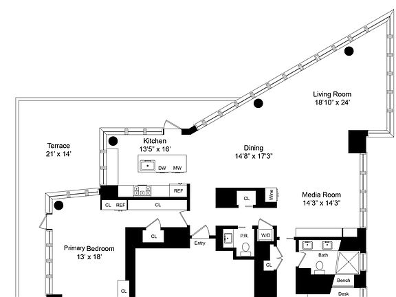 5th image of 207 E 57th St Penthouse 36