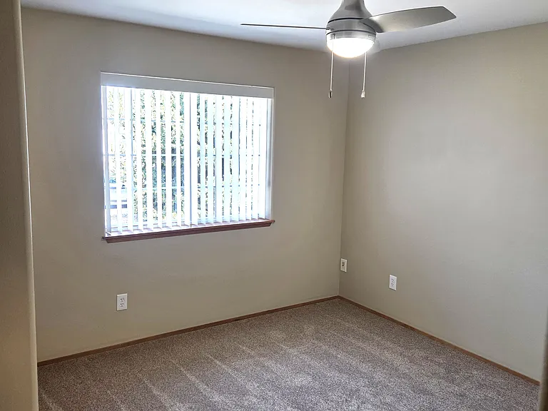View into the guest bedroom.