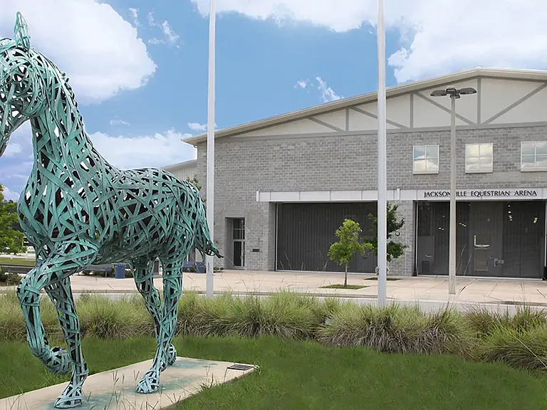 Jacksonville Equestrian Arena 10 Min drive from community.